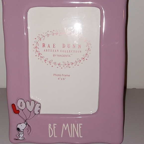 Rae Dunn Snoopy Valentines Day Picture Frame 💜💜💜 - Picture 4 of 4